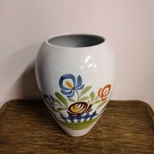 Vase Faience De Desvres Décor