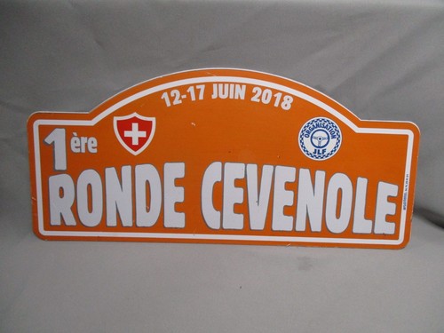 Ai173 plaque rallye - rallye, 1ere