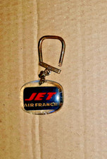 PORTE CLÉ BOURBON JET AIR FRANCE CARAVELLE BOEING 707 INTERCONTINENTAL publicité
