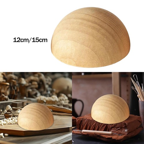 Demi boule bois - bois, décorative