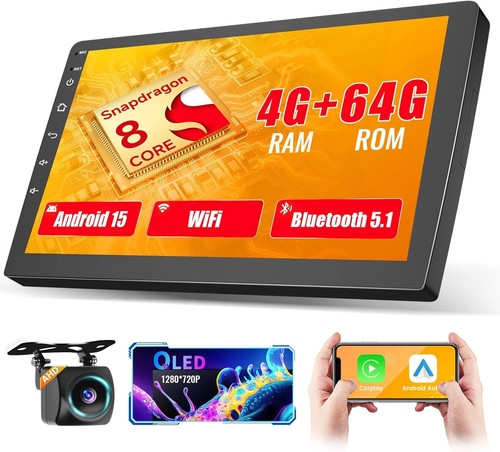 Autoradio 8cores 64g - 8cores, 4g+64g