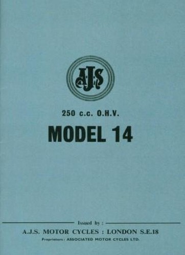 Ajs model 250 manuel - ajs,