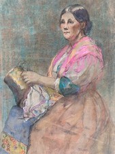 AQUARELLE SUR PAPIER GABRIELLE
