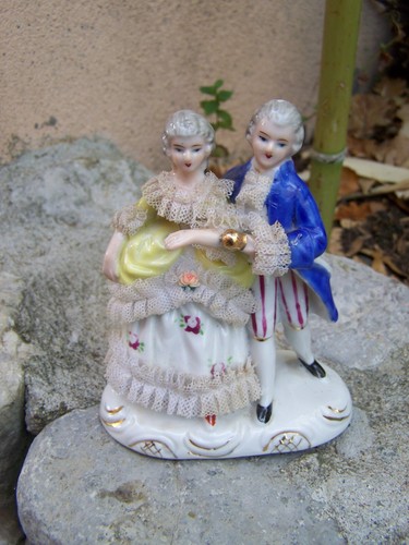 Groupe statuette ancienne - statuette,