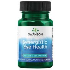Swanson, Synergistic Eye Health - lutéine et zéaxanthine, 60 gélules molles