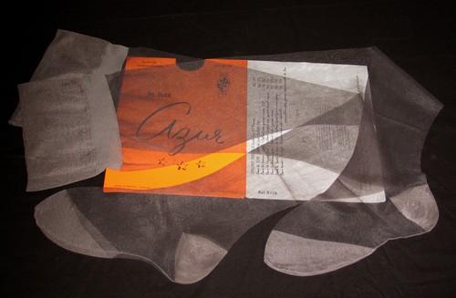 Bas azur taupe - azur, 4