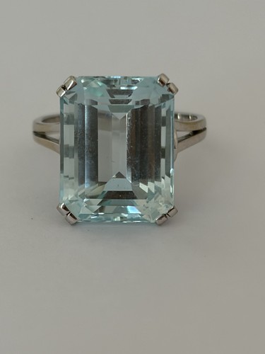 7753 bague vintage gris - 7753-, or