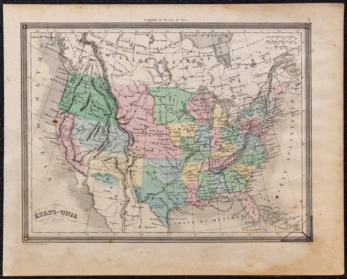 1860ca carte géographique - 1860ca,