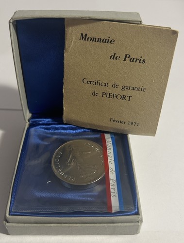 Piéfort francs semeuse 1971 - francs,