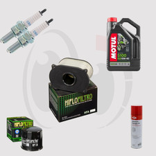 Kit Entretien Premium pour SUZUKI SV 650 de 1999 à 2002 Huile MOTUL 5100 10w40 4