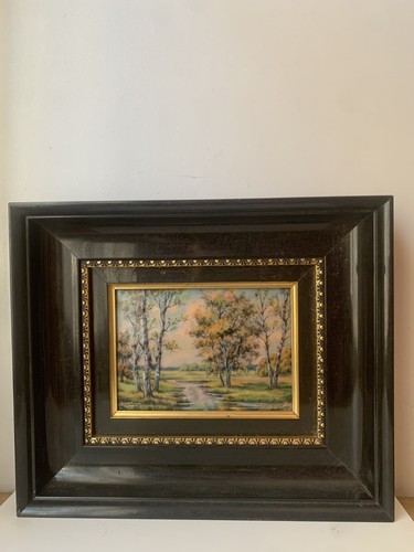 Ancien tableau émaux - tableau, de