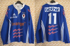 Maillot stade Francais Adidas Paris SF Orange Universal #11 Vintage ancien - S