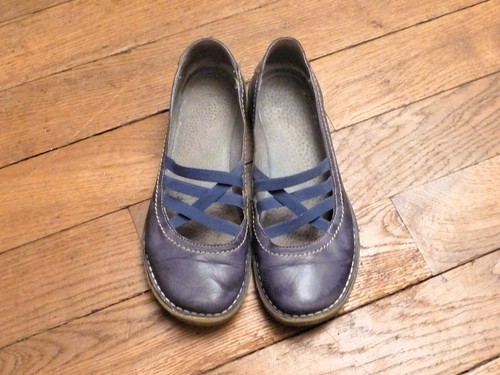 Chaussures plates en cuir - chaussures,