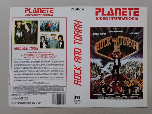 Jaquette vhs rock and torah - rock,