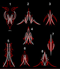 pinstriping decal x8