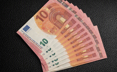 Lot billets 10 euros - de,