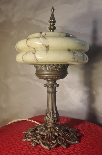 Lampe art deco1910 abat - a,
