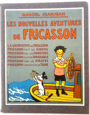 Livre de Marcel Jeanjean, les nouvelles aventures de Fricasson, Paris 1926.