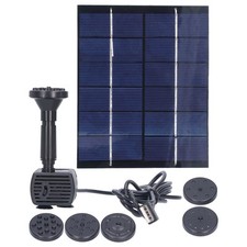 Fontaine Solaire 2 W Avec Panneau Pompe à Eau Kit Panneau Solaire Pour