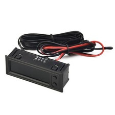 1 X Numérique LED Montre Horloge Température LCD Thermomètre Voltmètre 12V Auto