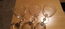 Lot de 3 verres à vin/eau