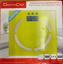 Balance DomoClip  impédancemètre, Masse corporelle et de la masse hydrique.
