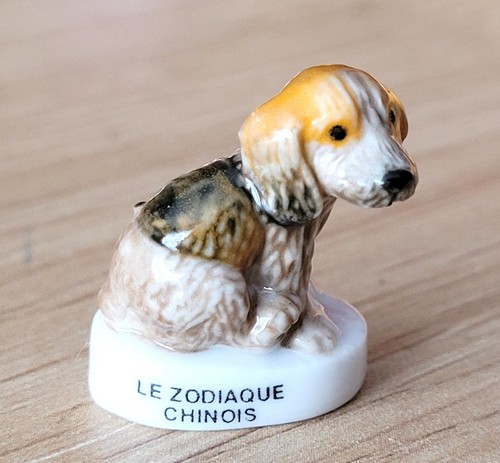 Fève chien le zodiaque - -,