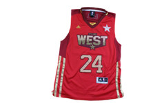 Maillot basket rétro The west N°24 Bryant NBA