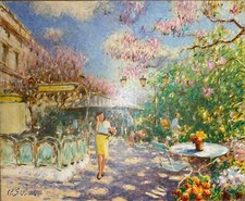Claude Fossoux oil on canvas