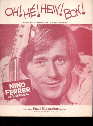 Partition vintage sheet music
