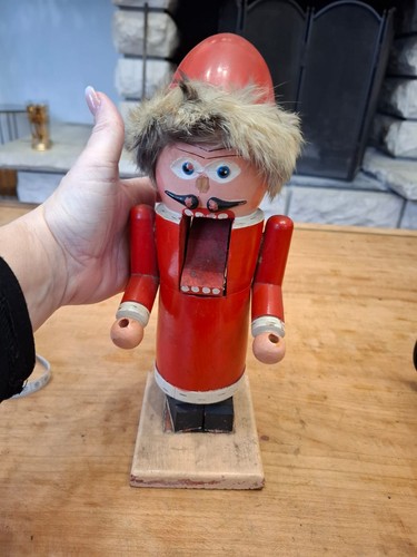 Casse noisette pere noel bois - noisette,