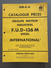 catalogue pièces groupe MOTEUR  McCormick INTERNATIONAL   F.U.D-136 M