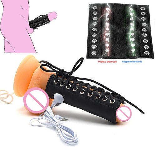 Leather penis ring bdsm - leather,