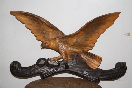 Porte manteau bois sculpté - ,