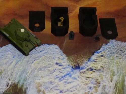 Maquette d un bunker - 1/72,