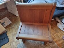 banc en orme massif huilé