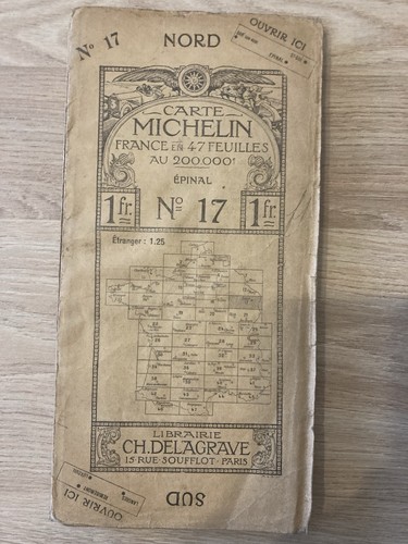 Ancienne carte michelin - ancienne,