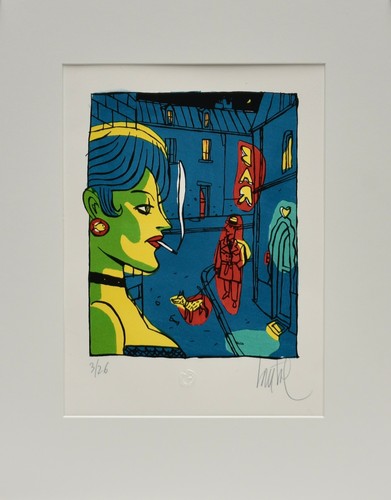 Loustal lithographie sous - .,