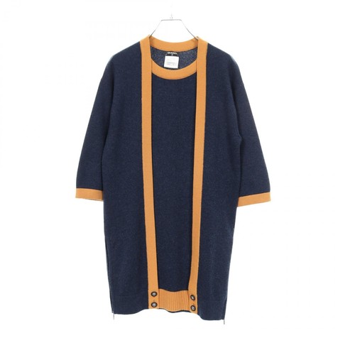 Robe tricot bouton - , marque