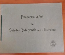 Faïencerie D'art Sainte Radegonde Catalogue 1920-1930 Craquelés Femmes Animaux
