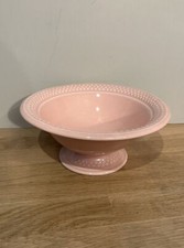 Geneviève Lethu Grains De Riz 1984 Rose Coupe À Fruits