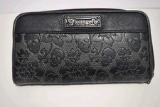 Black Loungefly Wallet Skulls