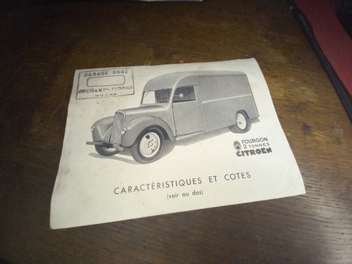 Citroën caractéristiques - citroën,