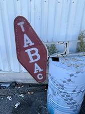 Enseigne Ancienne de Buraliste,  Carotte Tabac Années 60/70