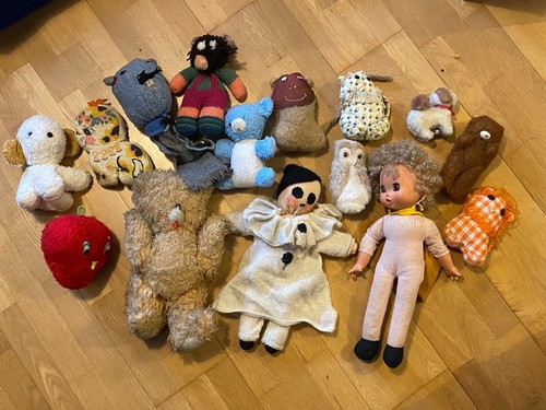 Lot jouets anciens peluches - jouets,