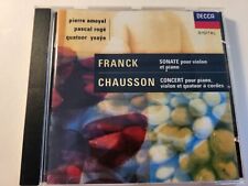 cd  FRANCK CHAUSSON Sonate
