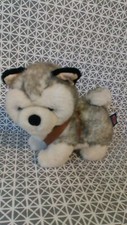 Peluche doudou chien de traineau 20 cm Trudi