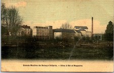 95 BOISSY L'AILLERIE - le grand moulin, silos a ble et magasins