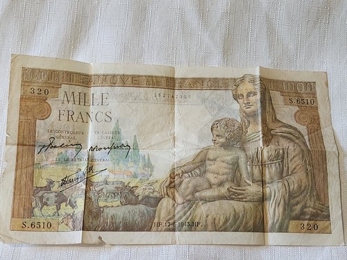 Billet ancien banque - :, de