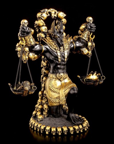 Figurine anubis chacal avec - chacal,